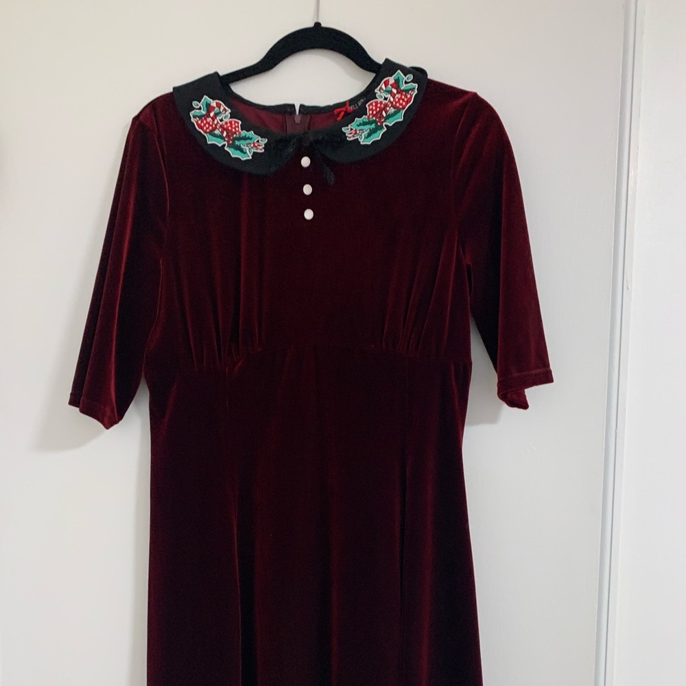 Hell Bunny Christmas Dress Size L